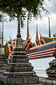 Bangkok Wat Pho, minor chedi inside the temple compound. 